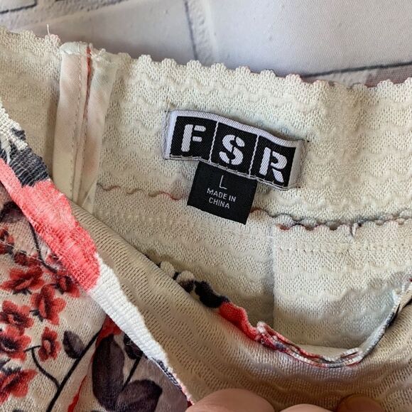 FSR Floral Skater Style A Line Mini Skirt … - Picture 3 of 3